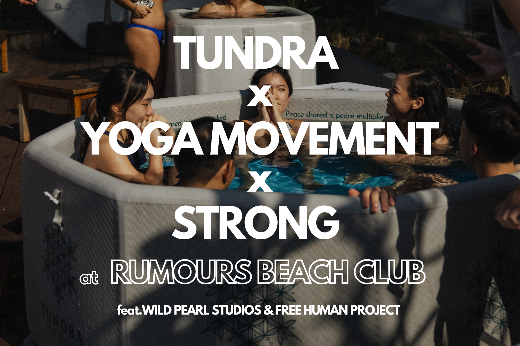 Flow, Sweat, Chill with Yoga Movement and STRONG Singapore - Ice Bath Experience at Rumours Beach Club!