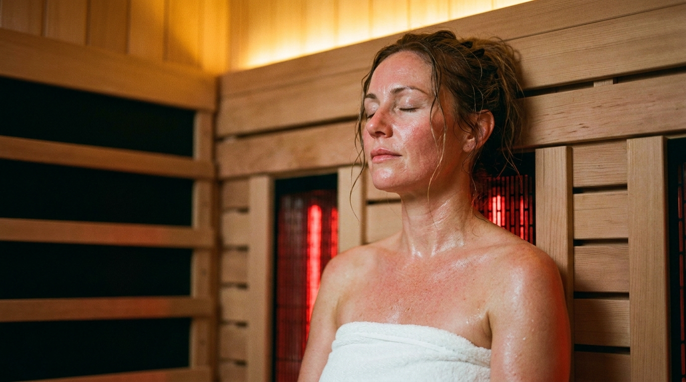 Ignis lifestyle 1 — woman in sauna natural