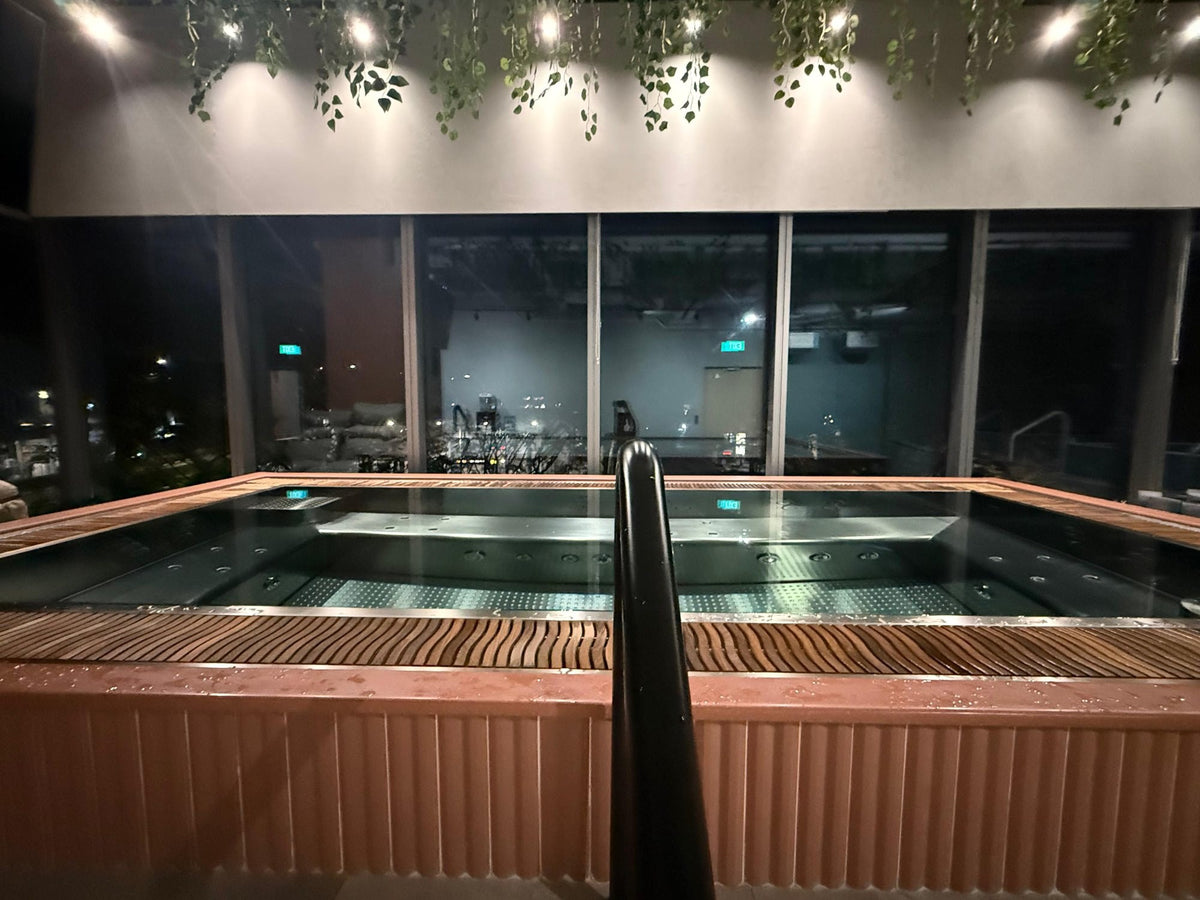 Communal pool at Sochill Bath Club, Holland Village