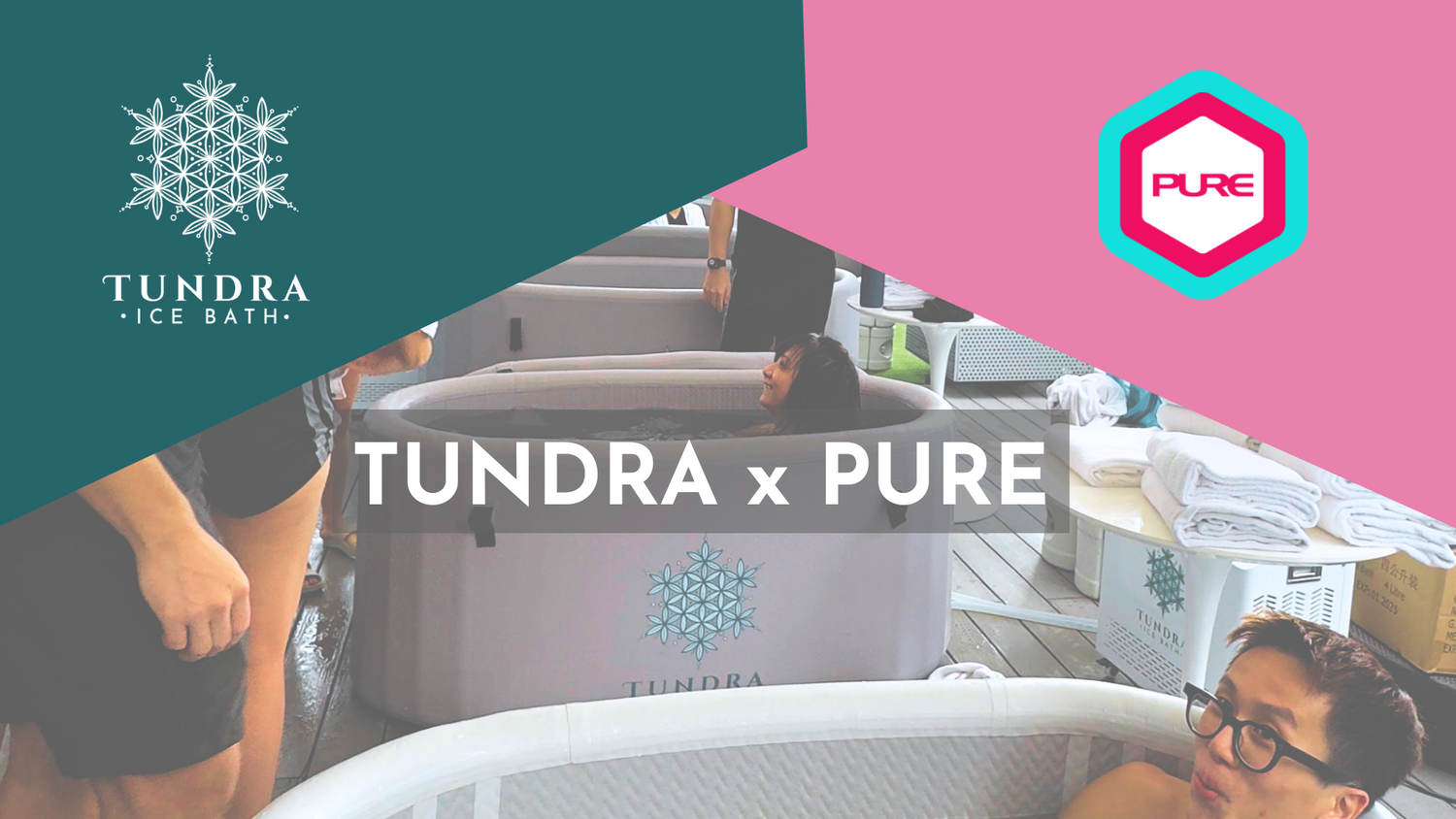 TUNDRA Ice Bath at PURE Fitness Singapore. Cold Plunge event for PURE members.