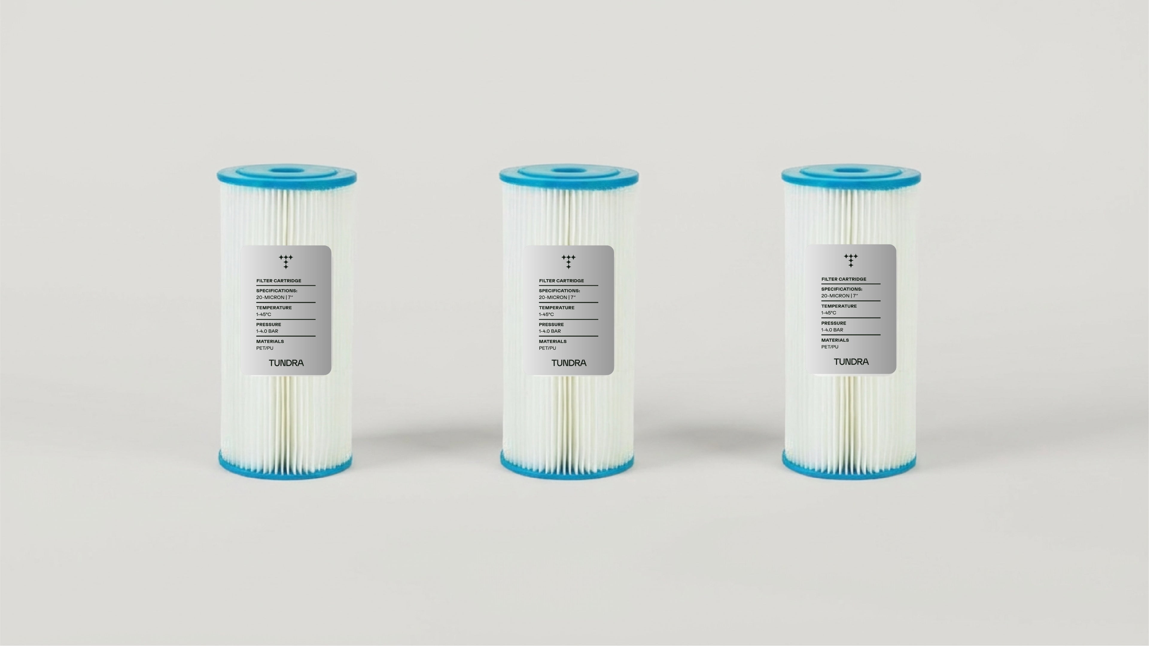 7" Replacement Filter Cartridge (20 Micron) - 3 Pack