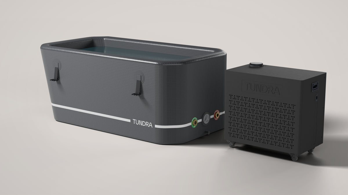 The Yukon Large with the Borealis Gen 5 heater and chiller, three quarter view