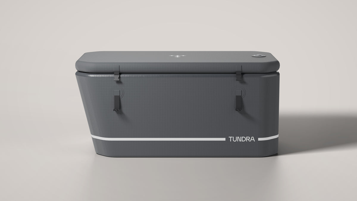The Yukon Large tub with its insulated cover on