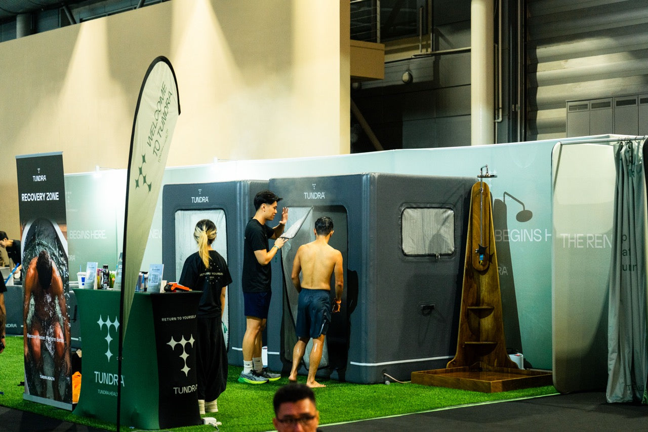 TUNDRA ice bath recovery zone at AIA HYROX Singapore 2025