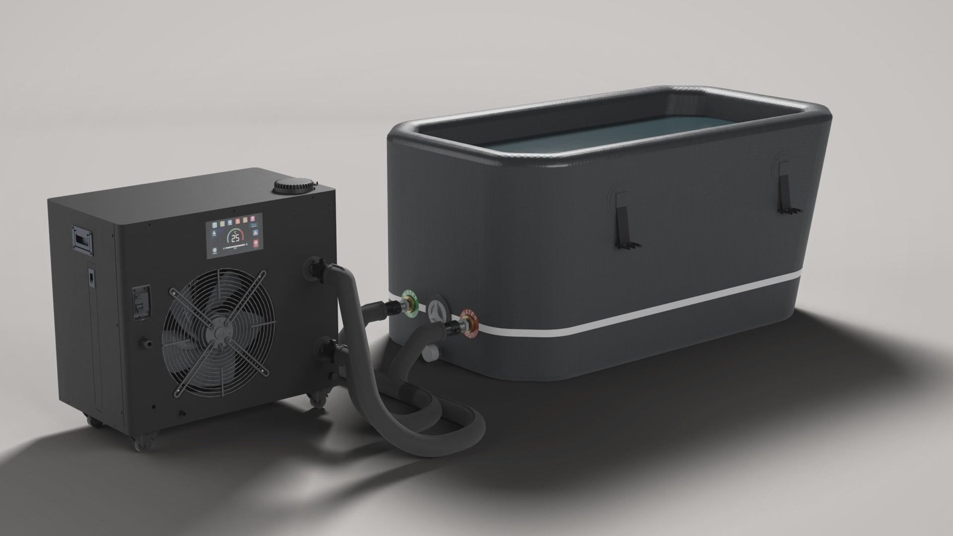 Film: how the Borealis Gen 5 filters, cools, heats and sanitises the water and returns it to the tub