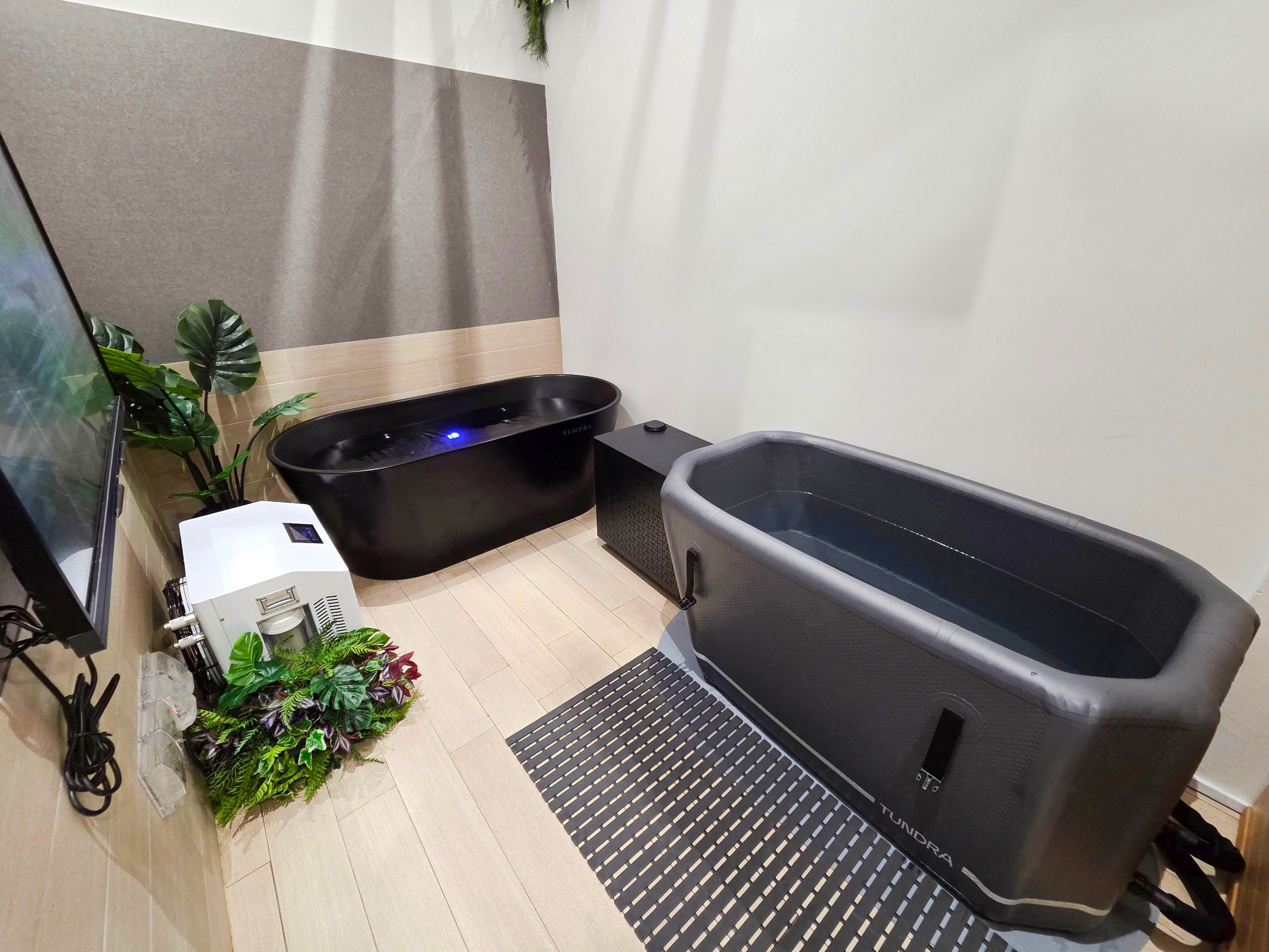 TUNDRA Singapore showroom — ice baths