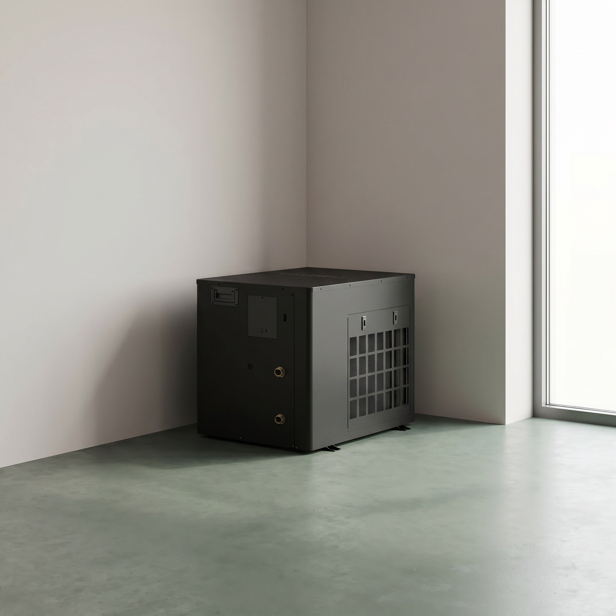 TUNDRA Borealis CC chiller showing its compact footprint in a recovery space