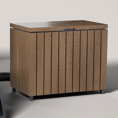 Visualisation: chiller cover in Weathered Oak